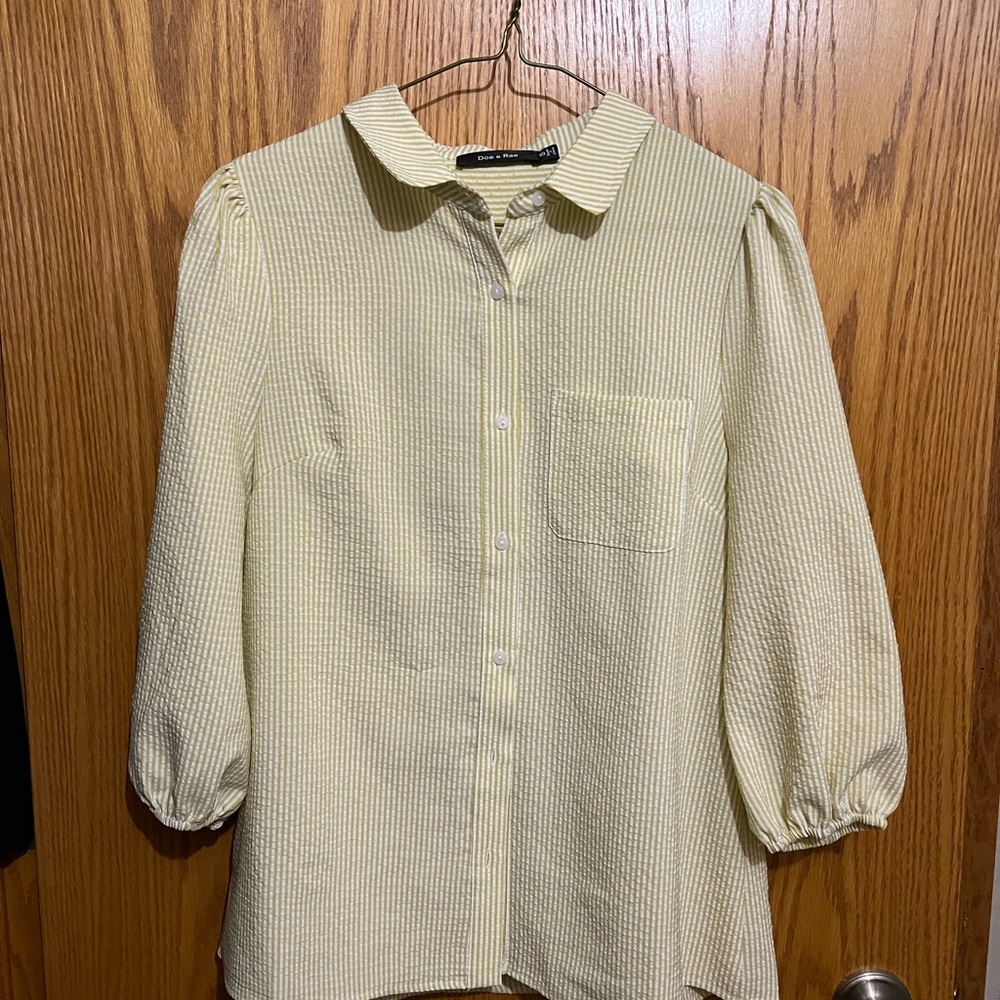 Pinstripe Poet Shirt